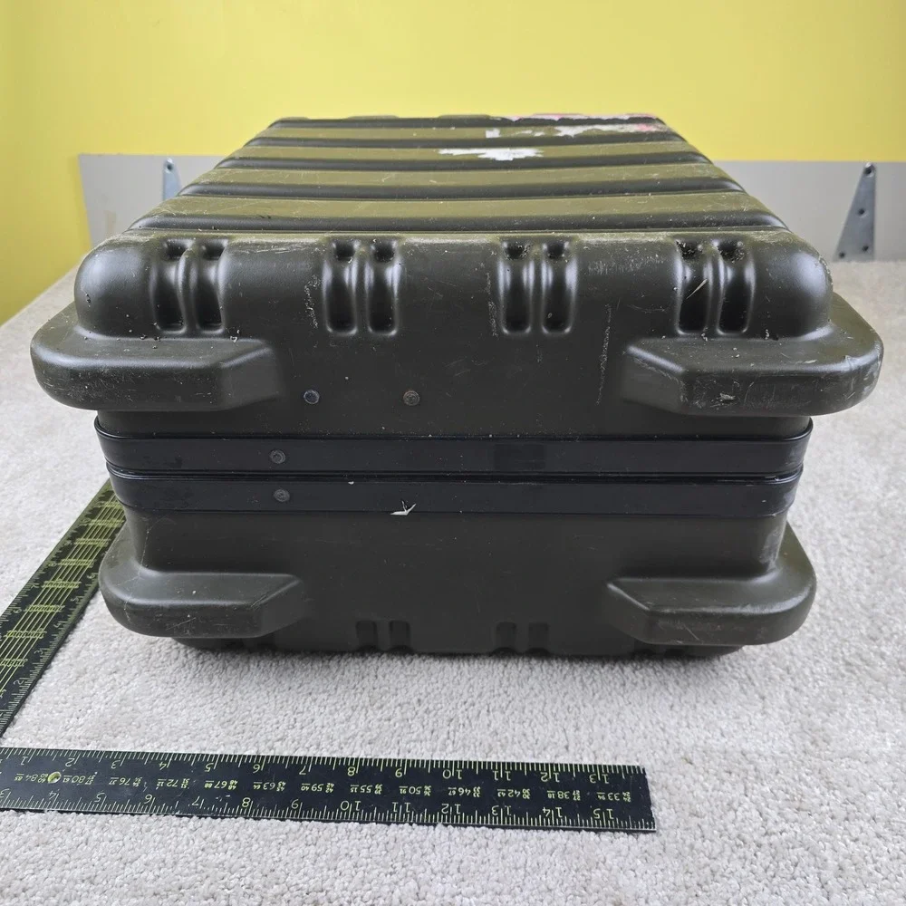 Jensen Tool Case Olive Drab Hard Shell Heavy Duty Field Service Kit Case